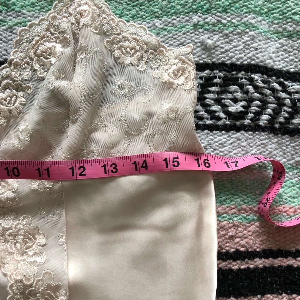 Vintage LONG Ivory Nightgown - Picture 5 of 15